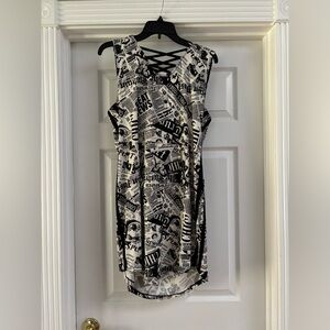 Hooded News Press Journalist Dress